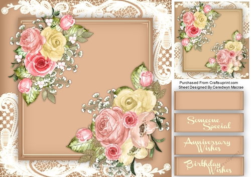 Golden Floral Dreams 