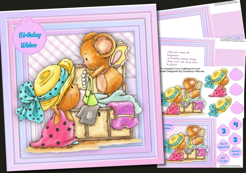 88x8 Mini KIt Dressup Mice