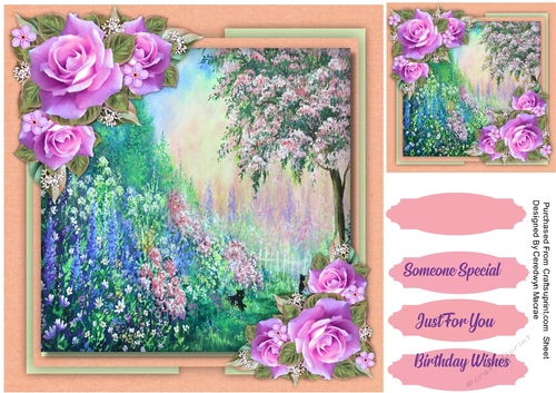 Beautiful  Roses and Cherry Bblossom 