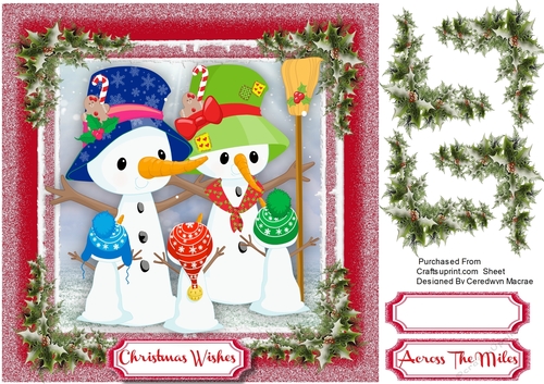Snow Men Family