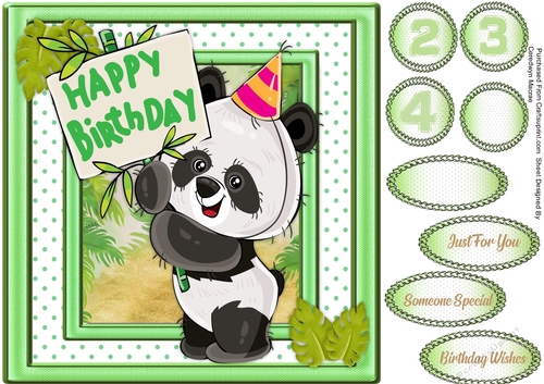 Pandas Birthday Balloons 3