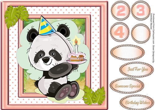 Pandas Birthday Cake 4
