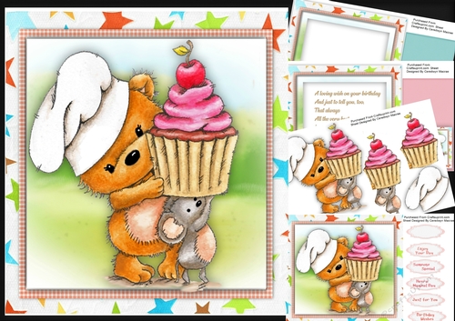 8X8 Mini Kit , A Beary Mice Suprise 