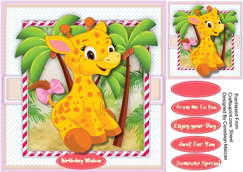 Lovely Safari Giraffe