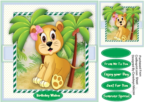 Lovely Safari Lion Cub 
