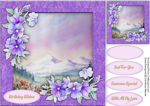 Bautiful Meadow With Flowers 