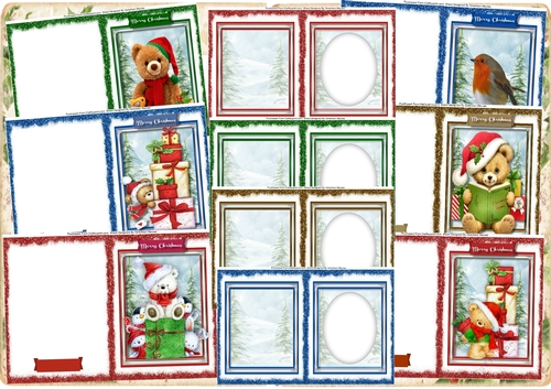 10,Sheet Bumper Kit , Christmas Quick cards 