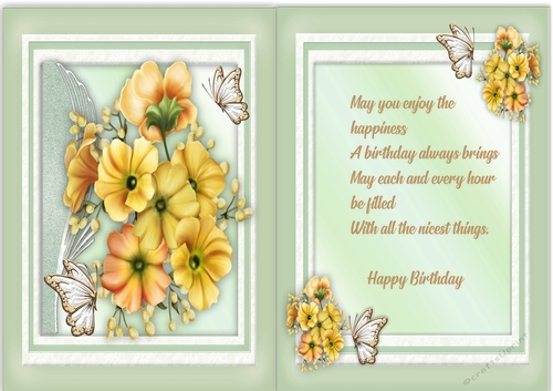 Beautiful Yellow flowers and Verse 