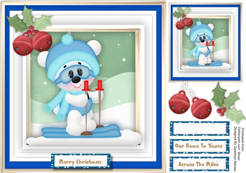 The Christmas Skier 