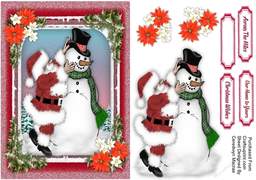 Santa and the Snowman 