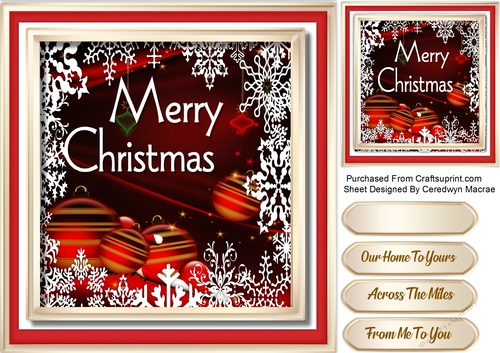Baubles and Snowflakes 1