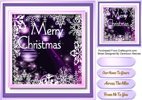 Baubles and Snowflakes 3