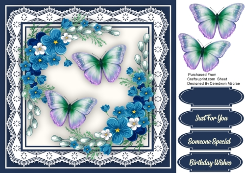 Blue Rapsody On Lace 