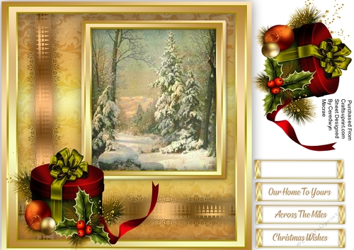 Beautiful Christmas Scene 