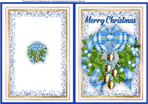 Print Cut and Fold , Christmas Bells 3