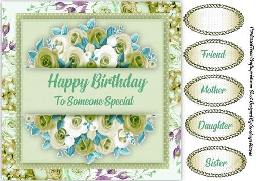 Happy Birthday To Someone Special Sage