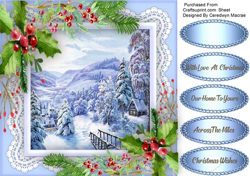 Winters Cabin and Holly 2