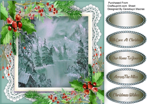 Winters Cabin and Holly 4