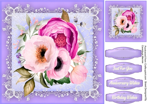 BoHo Roses on Lace 