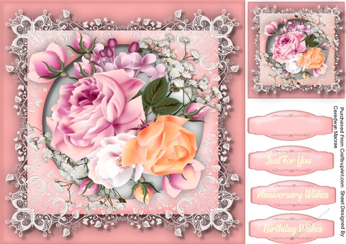 BoHo Roses on Lace 2