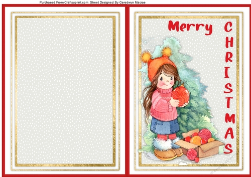 A5, Cut and Fold Card 1
