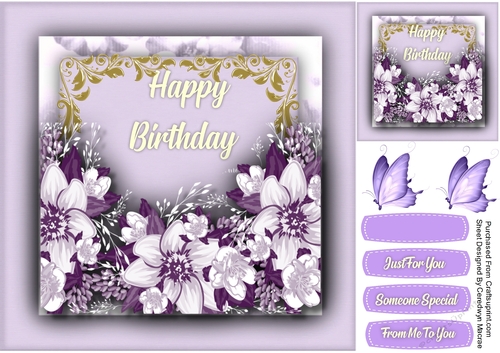 Lilac Flower Meadow 