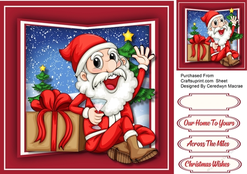 Cheerful and Happy Santa