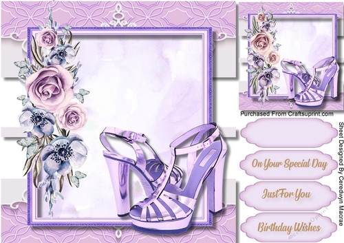 Lilac Roses and Shoes