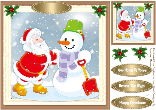  Santas Snowman  