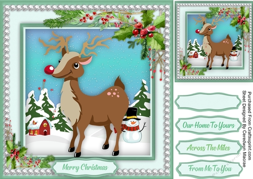 Rudolph ad His Red Nose