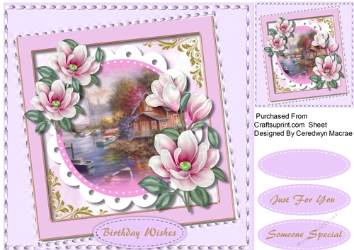Boat Scene and Magnolias
