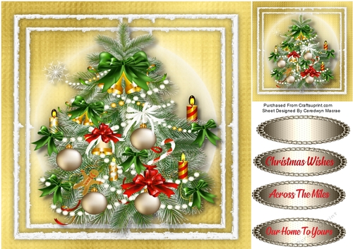 Beautiful Christmas Tree ,Gold