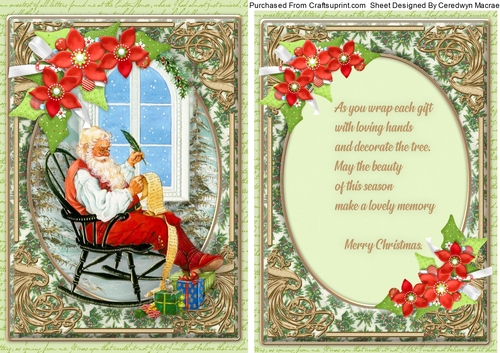 A5 Christmas Card With Verse, 2