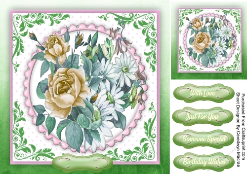 Gorgeous Cream  Roses and Daisys 