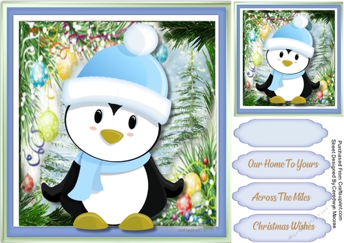 Penguin in his Blue Hat 