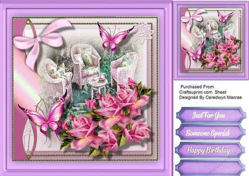 Beautiful Butterflys and Roses 