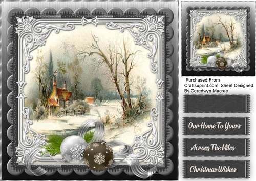 Christmas Time Snow Scene 1