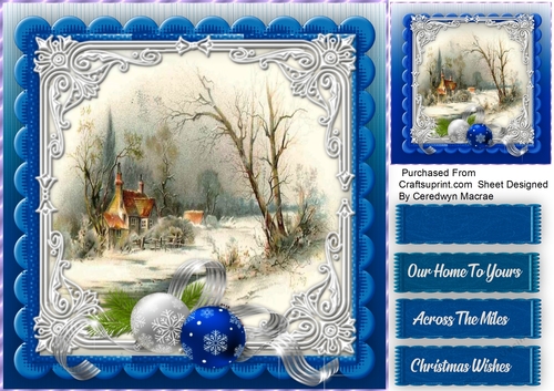 Christmas Time Snow Scene 2