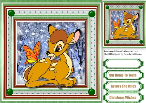 Bambi and The Butterfly