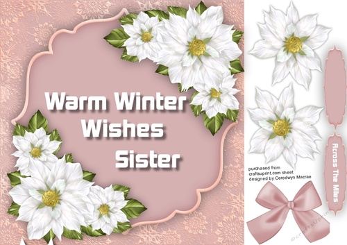 Warm Winter Wishes Sister