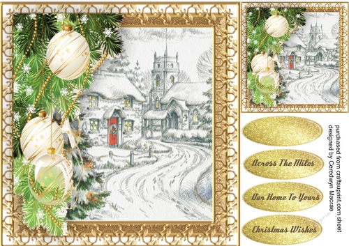 Beautiful Church and Christmas Baubles