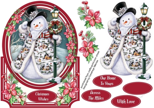 Over The Edge ,Jolly Christmas Snowman