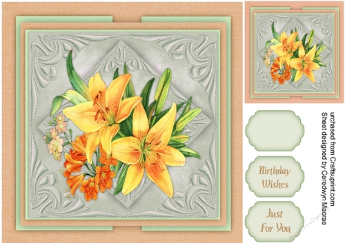 Beautiful Yellow Tiger Lillies