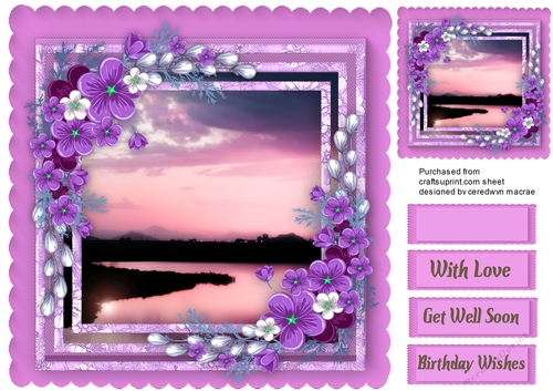 Beautiful Lilac Sunset