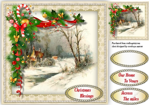 Beautiful Christmas Scene 