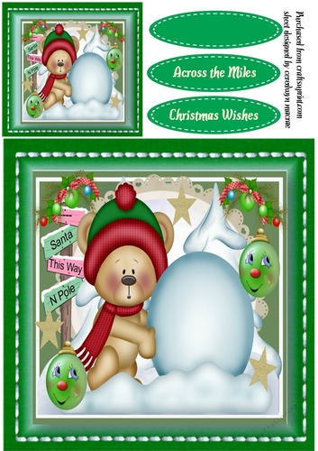 Teddies Christmas Snowball