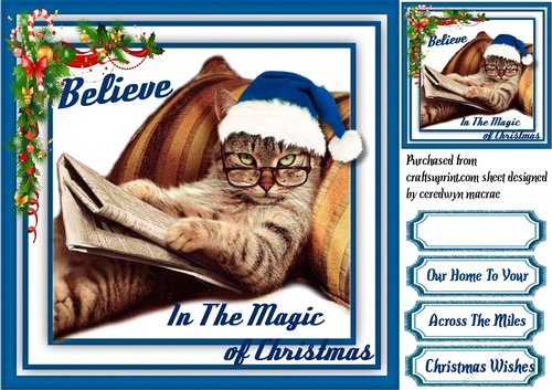 Believe in the Magic of Christmas , Blue 