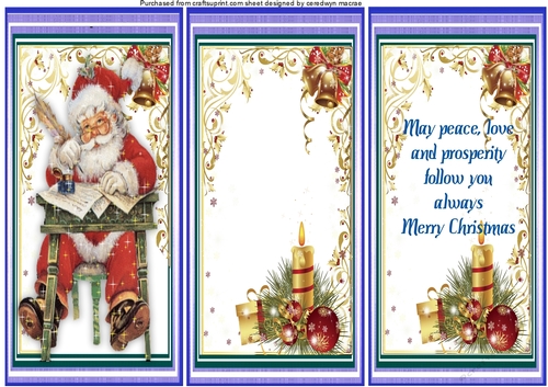 D,L Santas Letters   with Verse 
