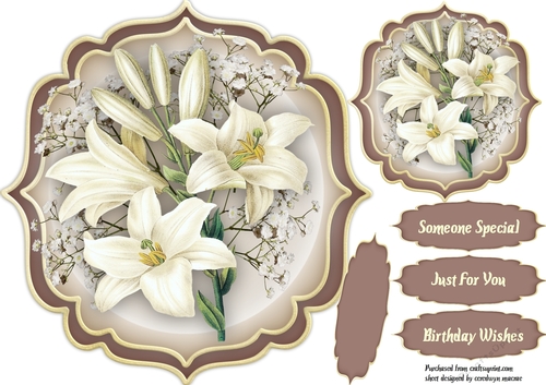 Beautiful Lillies and Babys Breath 