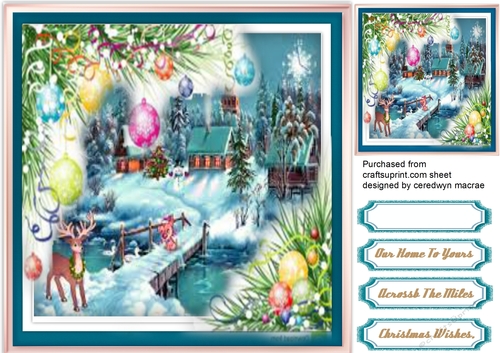 Beautiful Christmas Scene 